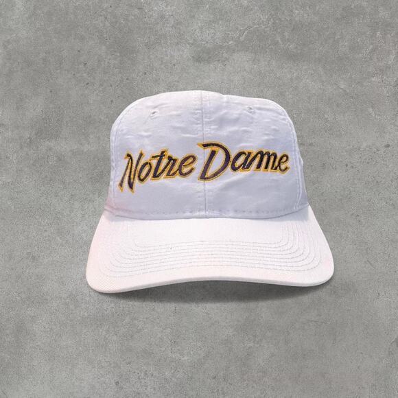 Vintage Notre Dame Sport Specialties Script SnapBack Hat